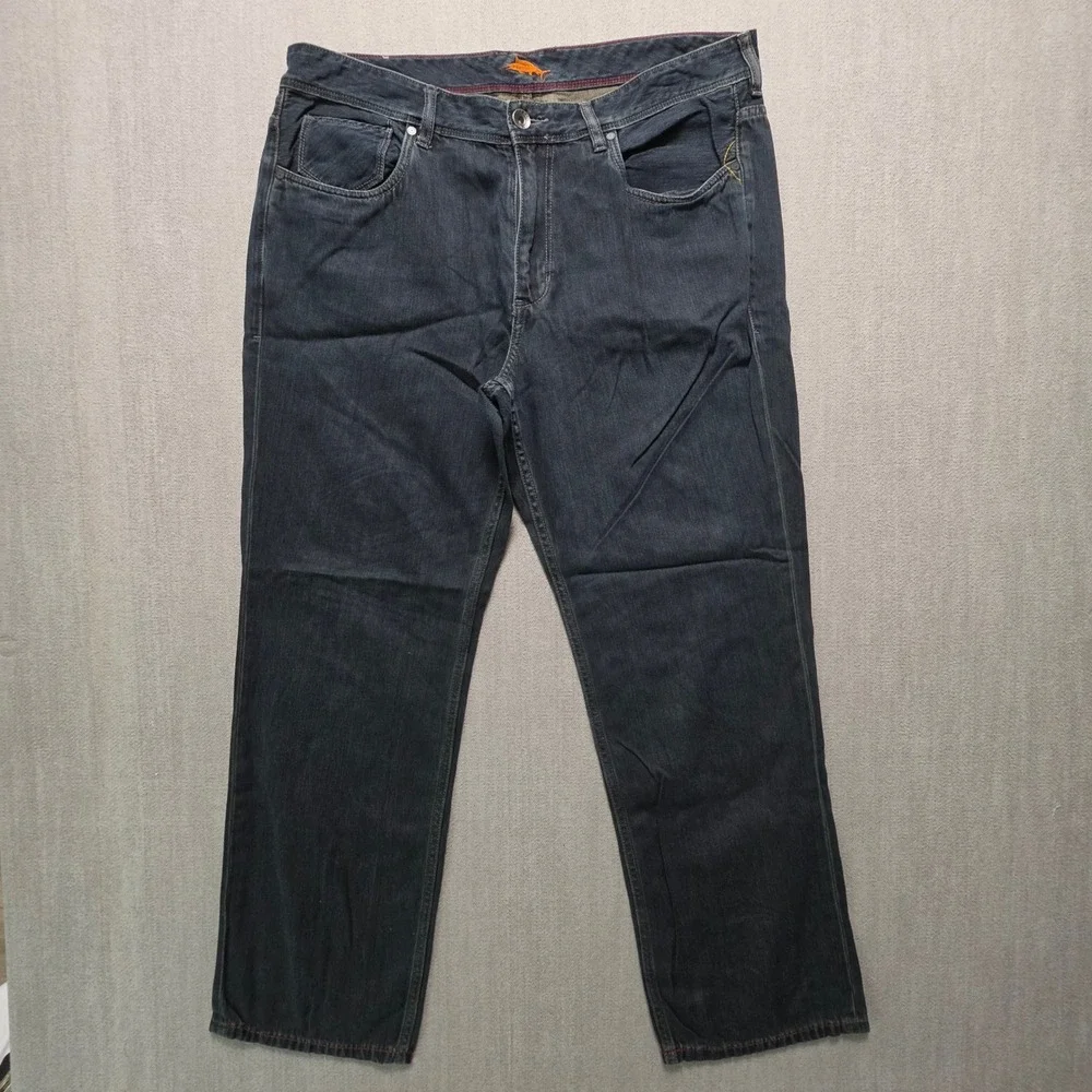 Tommy Bahama Jeans Men 38x30 Dark Wash Straight Leg Denim Pants